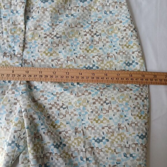 Sigrid Olsen Collection Sz 8 Women's Pants Cotton Blend Flat Front Mid Rise NWT - Picture 7 of 9